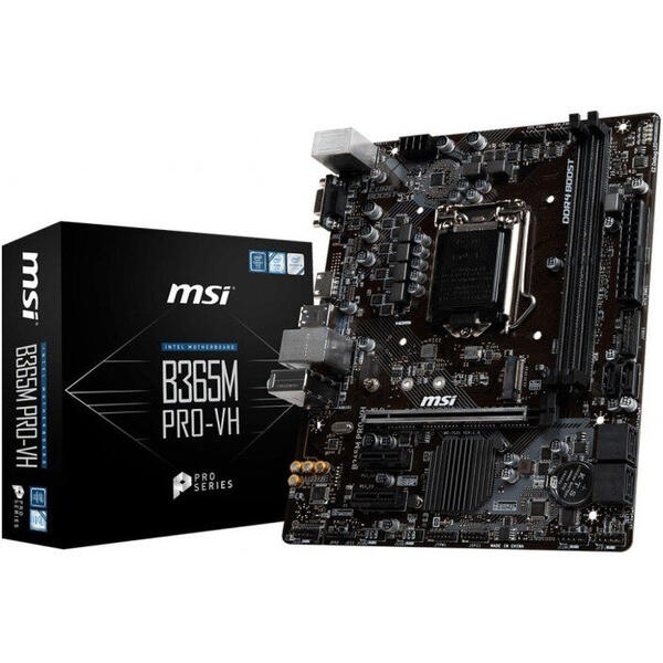 Placa de baza MSI B365M PRO-VH, Socket 1151 v2