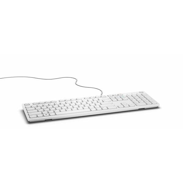 Tastatura Dell KB216, USB, Layout US, Alb