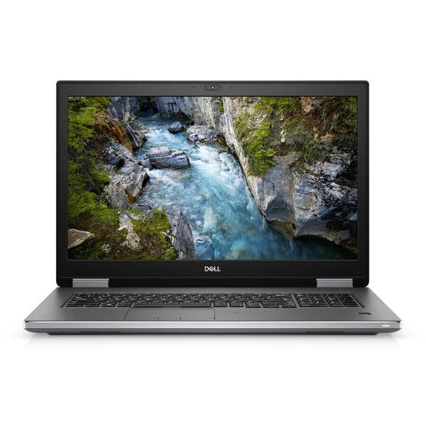 Laptop Dell Precision 7540, Intel Core i7-9750H, 15.6 inch FHD, 16GB, 512GB SSD, nVidia Quadro T 1000 4GB, Win10 Pro, Argintiu