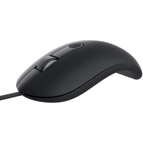 Mouse Dell MS819 cu Fingerprint USB, Negru