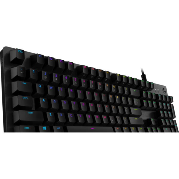 Tastatura Gaming Logitech G512 Carbon RGB GX Blue Switch Mecanica