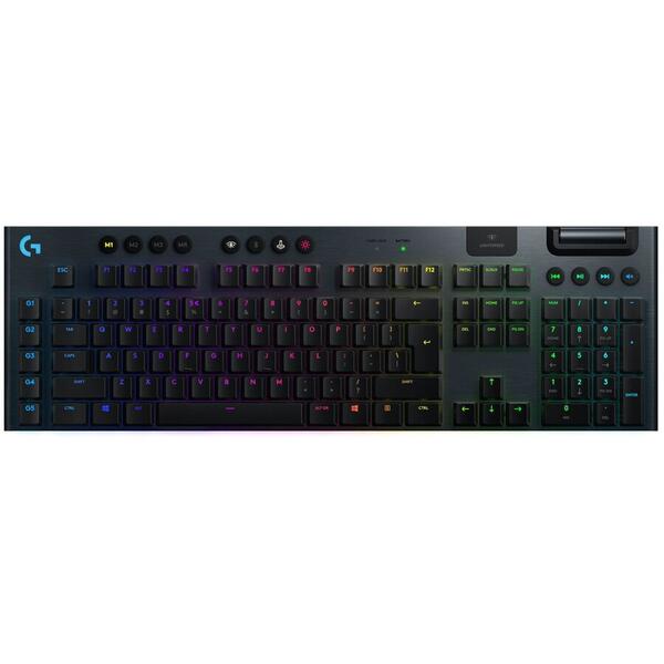 Tastatura Gaming Logitech G915 LIGHTSPEED Wireless Mecanica Switch GL Clicky