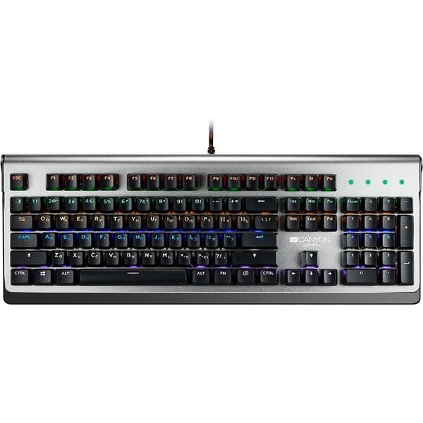 Tastatura Canyon Interceptor RGB Mecanica