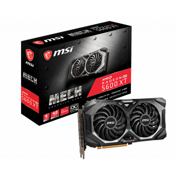 Placa video MSI Radeon RX 5600 XT Mech OC 6GB GDDR6 192 bit