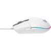 Mouse Gaming Logitech G102 Lightsync RGB USB, Alb