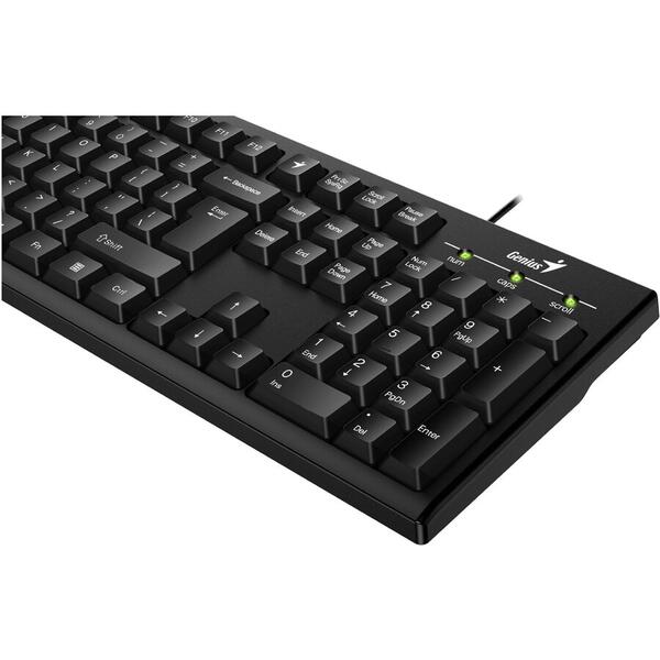 Tastatura Genius KB-100 USB, Negru