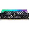 Memorie ADATA XPG Spectrix D41 Tungsten Grey RGB 8GB DDR4 3000MHz CL16