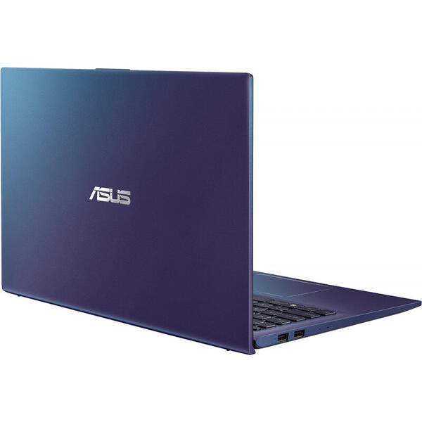 Laptop Asus VivoBook 15 X512JA, 15.6 inch FHD, Intel Core i5-1035G1, 8GB DDR4, 512GB SSD, Intel UHD, Blue