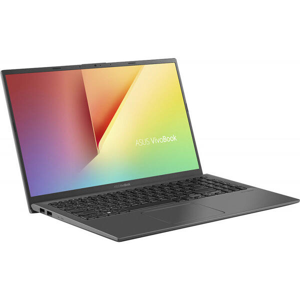 Laptop Asus VivoBook 15 X512JA, 15.6 inch FHD, Intel Core i3-1005G1, 8GB DDR4, 256GB SSD, Intel UHD, Grey