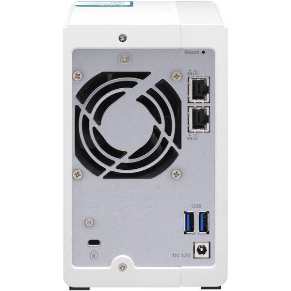 NAS Qnap TS-231K, 1GB RAM, 2 Bay, Alb