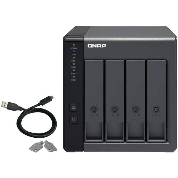 Expansiune NAS Qnap TR-004, 4 Bay, Negru