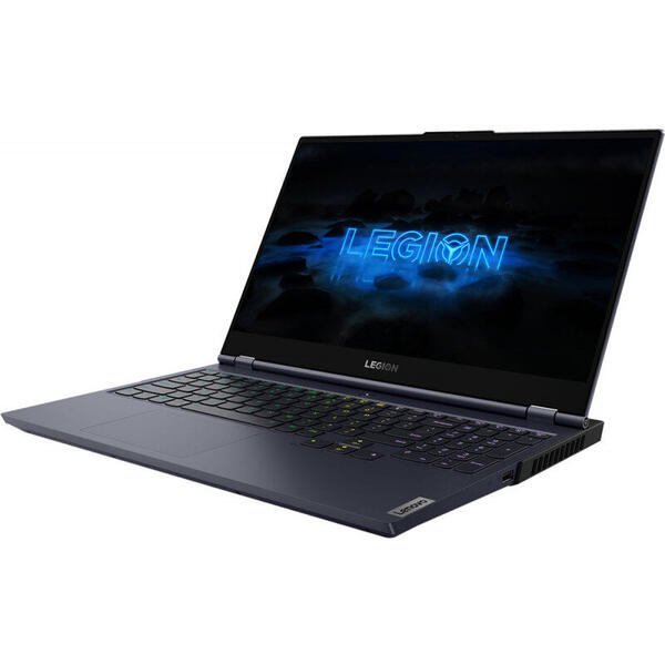 Laptop Lenovo Legion 7 15IMH05H, 15.6 inch FHD IPS 144Hz, Intel Core i7-10750H, 16GB DDR4, 512GB SSD, GeForce GTX 1660 Ti 6GB, Phantom Black