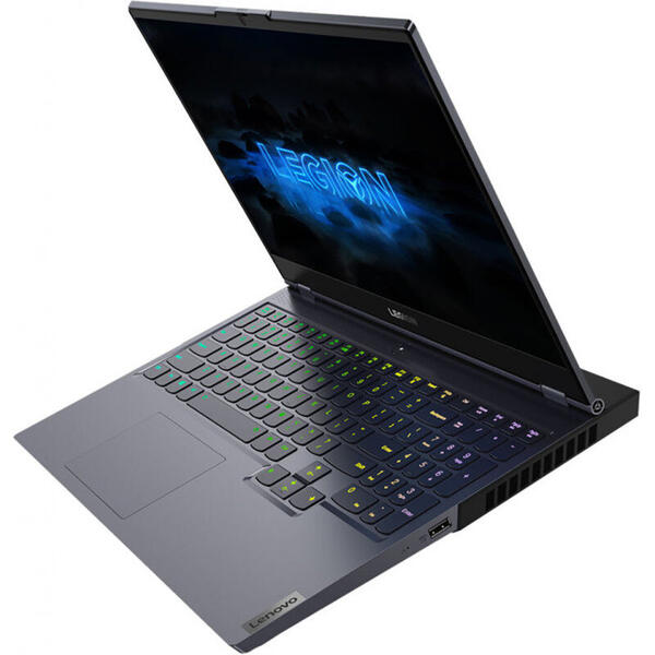 Laptop Gaming Lenovo Legion 7 15IMHg05, 15.6 inch FHD IPS 144Hz, Intel Core i7-10875H, 16GB DDR4, 1TB SSD, GeForce RTX 2070 8GB, Slate Grey