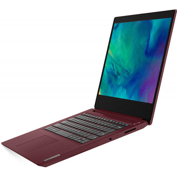 Ultrabook Lenovo IdeaPad 3 14IIL05, 14 inch FHD, Intel Core i3-1005G1, 8GB DDR4, 256GB SSD, Intel UHD, Cherry Red