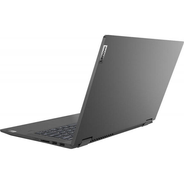 Ultrabook Lenovo IdeaPad Flex 5 14IIL05, 14 inch FHD Touch, Intel Core i7-1065G7, 16GB DDR4, 512GB SSD, Intel Iris Plus, Windows 10 Pro, Graphite Grey