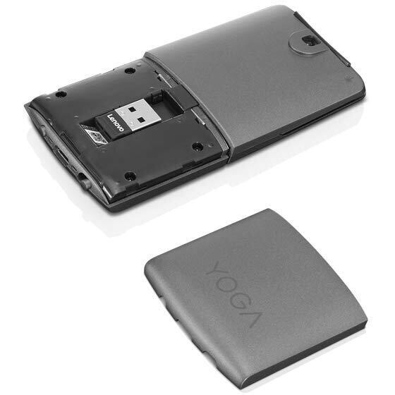 Mouse Lenovo Yoga Laser Presenter, Optic, USB Wireless, Iron Grey
