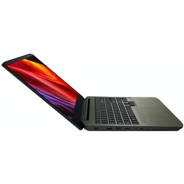 Laptop Lenovo IdeaPad Creator 5 15IMH05, 15.6 inch FHD 144Hz, 16GB DDR4, 256GB SSD + 1TB HDD, GeForce GTX 1650 4GB, Dark Moss