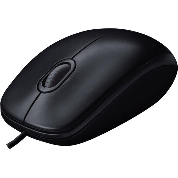 Mouse Logitech M100R, Optic, USB, Negru