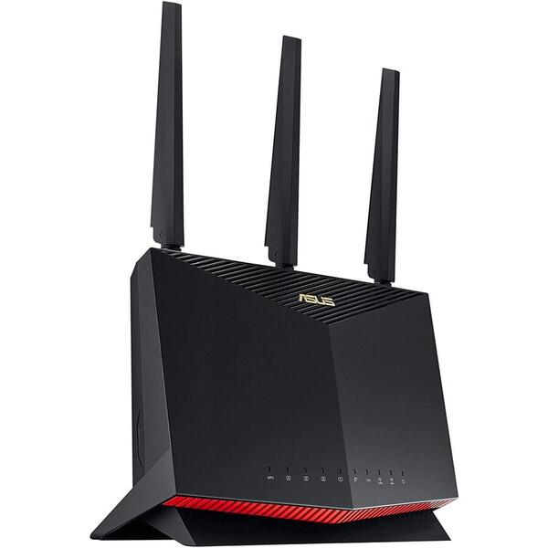 Router Wireless Gigabit ASUS RT-AX86U AX5700 , Dual Band 5700 Mbps, USB 3.2, negru