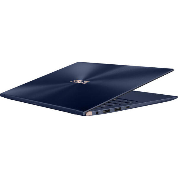 Laptop Asus ZenBook UX433FAC, 14 inch FHD, Intel Core i7-10510U, 16GB, 512GB SSD, GMA UHD, Win 10 Pro, Royal Blue