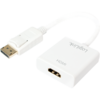 Adaptor  video Logilink 1x DisplayPort Male - 1x HDMI Female, alb