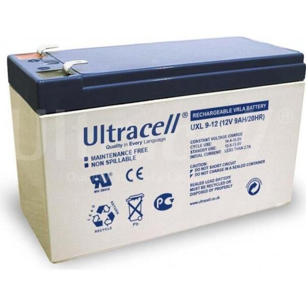 Acumulator UPS Ultracell UXL9-12, 12V, 9A Long Life