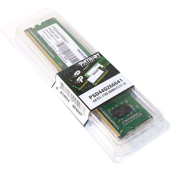 Memorie PATRIOT Signature 4GB DDR4 2666MHz CL19 1.2V