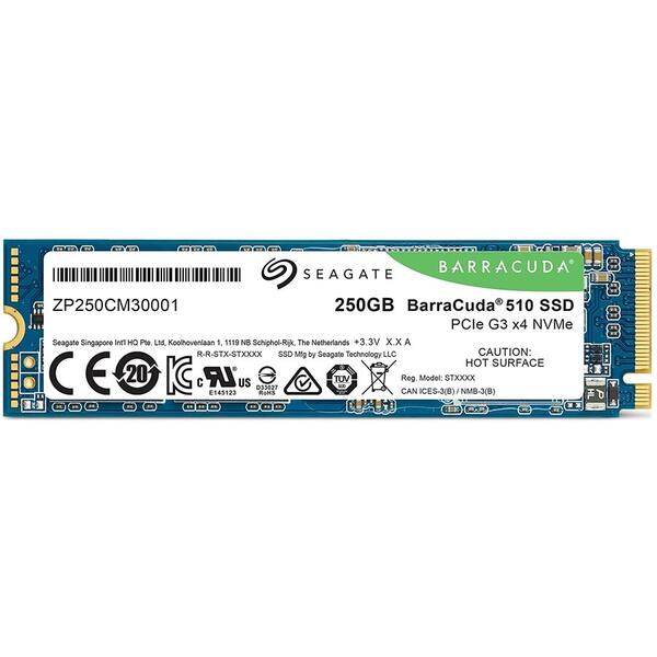 SSD Seagate BarraCuda 510 250GB PCI Express 3.0 x4 M.2 2280