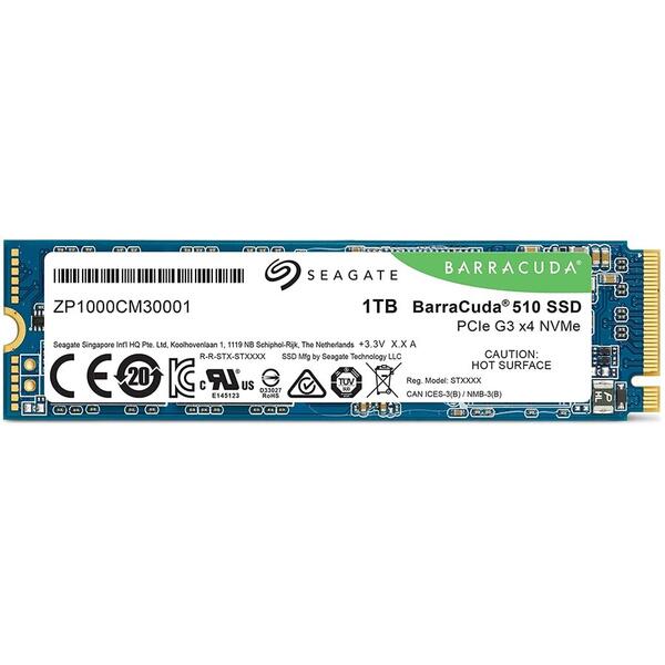 SSD Seagate BarraCuda 510 1TB PCI Express 3.0 x4 M.2 2280