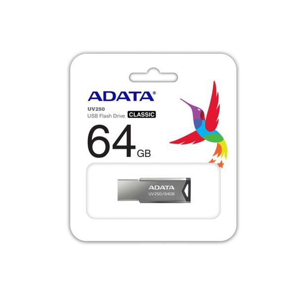 Memorie USB ADATA UV250 64GB USB 2.0 Silver