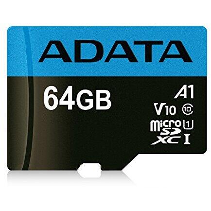 Card Memorie A-DATA Premier V10 64GB microSDXC UHS-I + Adaptor