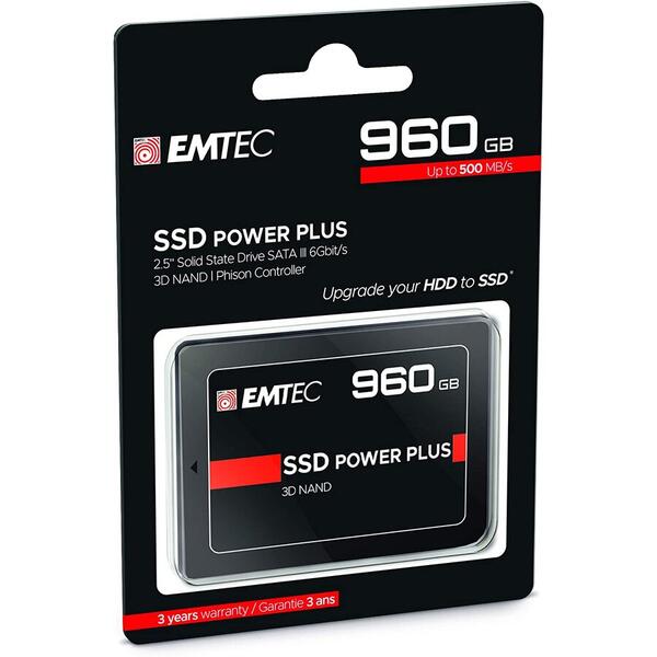 SSD EMTEC Power Plus X150 960GB SATA 3 2.5 inch