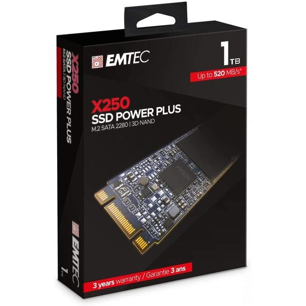 SSD EMTEC Power Plus X250 512GB SATA 3 M.2 2280