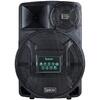 Boxa portabila Spacer tip troler, RMS: 120W, 15" woofer, Bluetooth, Acumulator 4.5A, Remote control, Wireless microphone, Black