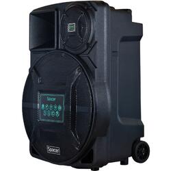 tip troler, RMS: 120W, 15" woofer, Bluetooth, Acumulator 4.5A, Remote control, Wireless microphone, Black
