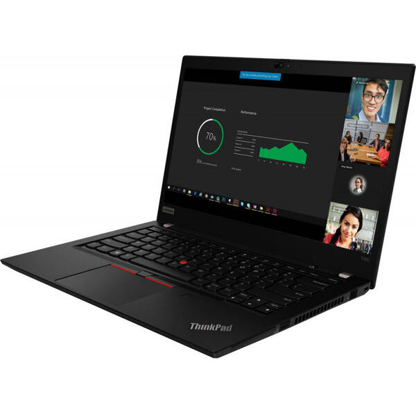 Laptop Lenovo ThinkPad T590, 15.6 inch FHD IPS, Intel Core i7-8565U, 16GB DDR4, 1TB SSD, Intel UHD 620, 4G LTE, Win 10 Pro, Black