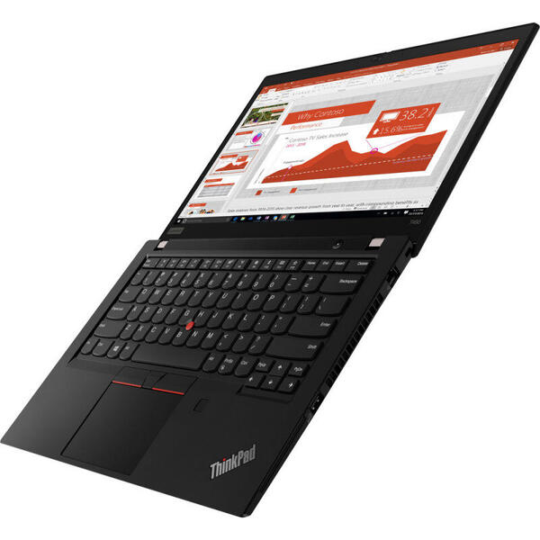 Laptop Lenovo ThinkPad T490, 14.0 inch FHD, Intel Core i5-8265U, 8GB DDR4, 512GB SSD, Intel UHD 620, Win 10 Pro, Black