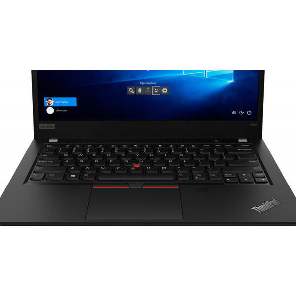 Laptop Lenovo ThinkPad T490, 14.0 inch FHD, Intel Core i5-8265U, 8GB DDR4, 512GB SSD, Intel UHD 620, Win 10 Pro, Black