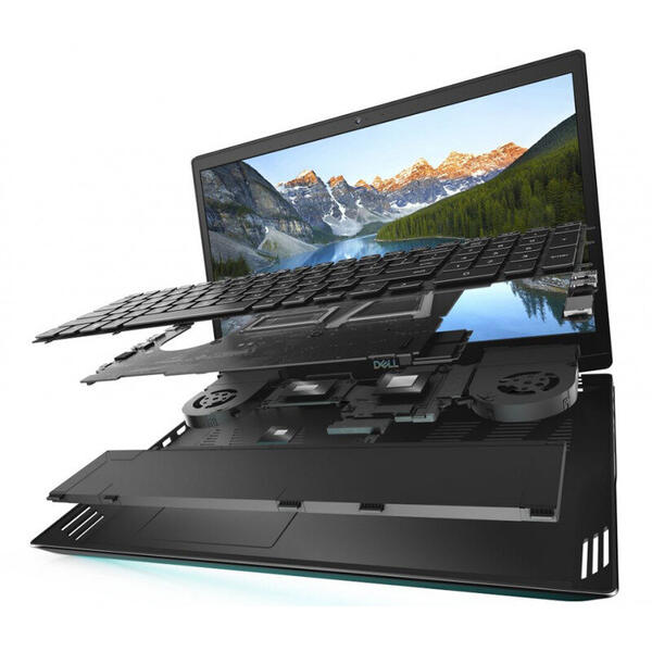Laptop Gaming Dell Gaming G5 15 5500 15.6 inch FHD 120Hz 250nits, Intel Core i7-10750H, 16GB DDR4 512GB SSD nVidia GeForce GTX 1660 Ti 4GB Windows 10 Home Interstellar Dark 3Yr CIS