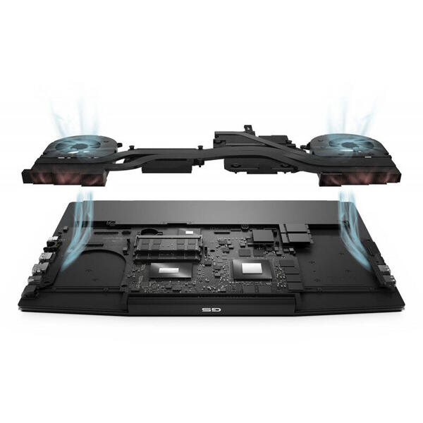 Laptop Dell Gaming G5 15 5500 15.6 inch FHD 120Hz, Intel Core i5-10300H, 8GB DDR4 512GB SSD nVidia GeForce GTX 1660 Ti 6GB Win 10 Home, Interstellar Dark 3Yr CIS