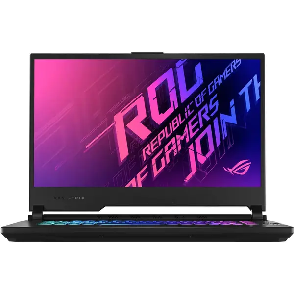 Laptop Gaming Asus ROG Strix G15 G512LWS, 15.6 inch FHD 240Hz, Intel Core i7-10750H, 16GB DDR4, 1TB SSD, GeForce RTX 2070 SUPER 8GB, Free DOS, Black