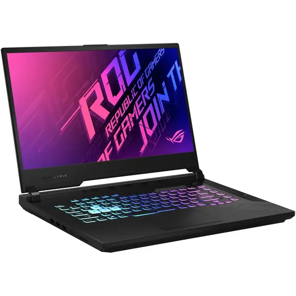 Laptop Gaming Asus ROG Strix G15 G512LWS, 15.6 inch FHD 240Hz, Intel Core i7-10750H, 16GB DDR4, 1TB SSD, GeForce RTX 2070 SUPER 8GB, Free DOS, Black