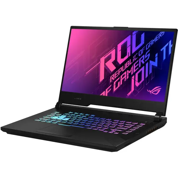 Laptop Gaming Asus ROG Strix G15 G512LWS, 15.6 inch FHD 240Hz, Intel Core i7-10750H, 16GB DDR4, 1TB SSD, GeForce RTX 2070 SUPER 8GB, Free DOS, Black