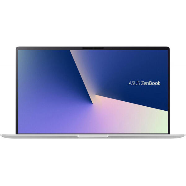 Laptop Asus ZenBook 14 UM433DA, 14.0 inch FHD, AMD Ryzen 5 3500U, 8GB DDR4, 512GB SSD, Radeon RX Vega 8, Win 10 Home, Icicle Silver