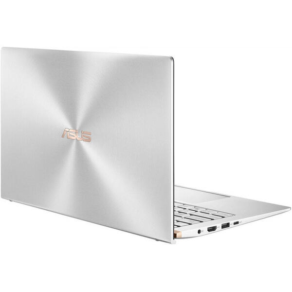 Laptop Asus ZenBook 14 UM433DA, 14.0 inch FHD, AMD Ryzen 7 3700U, 16GB DDR4, 1TB SSD, Radeon RX Vega 10, Win 10 Home, Icicle Silver