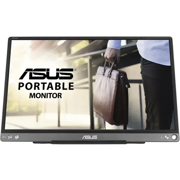 Monitor portabil Asus ZenScreen MB16ACE 15.6 inch FHD, 5 ms Boxe Argintiu