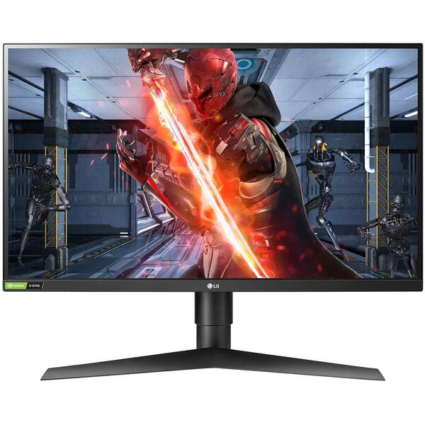 Monitor Gaming LG 27GN750-B,27 inch FHD, 1 ms, G-Sync Compatible 240 Hz Negru