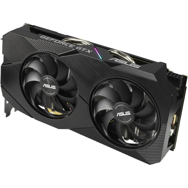 Placa video Asus GeForce GTX 1660 Dual EVO O6G 6GB GDDR5 192 Bit