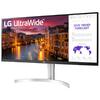 Monitor LED LG 34WN650-W, 34 inch QHD, 5ms HDR FreeSync 75 Hz, Boxe, Alb
