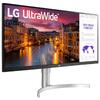 Monitor LED LG 34WN650-W, 34 inch QHD, 5ms HDR FreeSync 75 Hz, Boxe, Alb